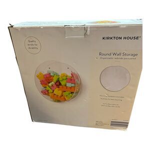 Kirkton House Clear Round Wall Storage - Clear
